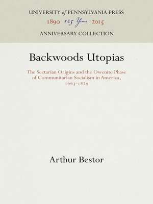 cover image of Backwoods Utopias